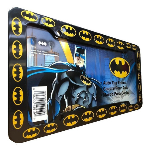 Porta Placa Para Automovil Dc Universe Batman Chroma 42519