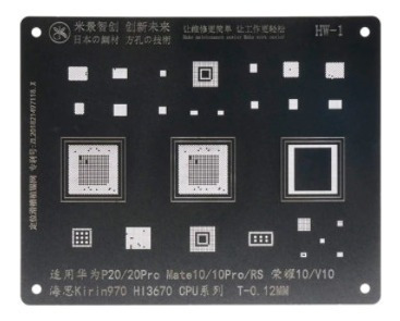 Stencil Mijing Hw-1 Cpu Kirin 970 Mi3670 Huawei P20 Mate10