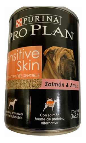 Lata De Proplan Adulto Piel Sensible Para Perros De Salmón