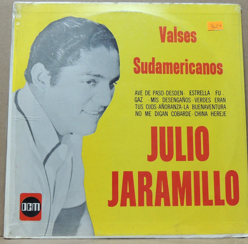 Julio Jaramillo - Valses Sudamericanos (vinyl)