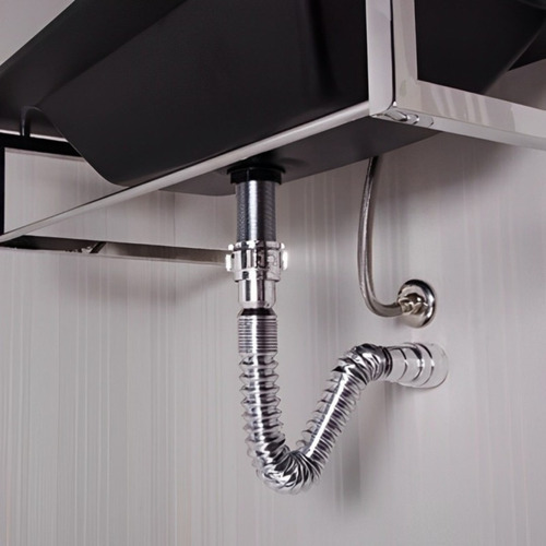 Sifão Flexível Universal P/ Água Quente Cromado Sus2 - Astra
