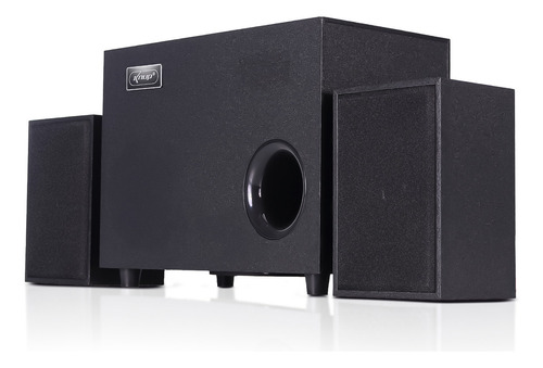 Home Theater Caixa de Som 2 1 para Tv Smart Pc Gamer Notebook Celular com Subwoofer P2 Rca 25w Bluetooth Knup 127/220V