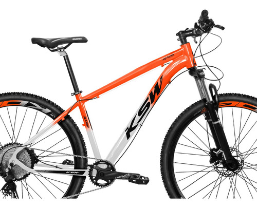 Bicicleta Aro 29 Ksw Xlt100 12v Shimano Deore Suspensão A Ar