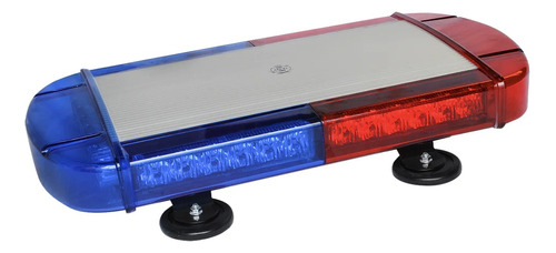 Baliza Vehicular D Techo Rojo/azul Magnetica Iman 33cmx21cm 