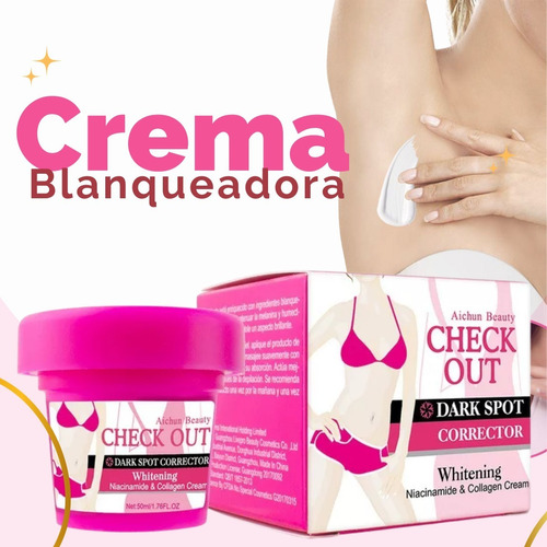 Crema Aclaradora Axilas Codos Cuello Rodillas Zona Intima