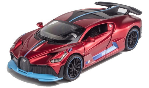 Bugatti Divo Miniatura Metal Autos Con Luces Y Sonido 1:32