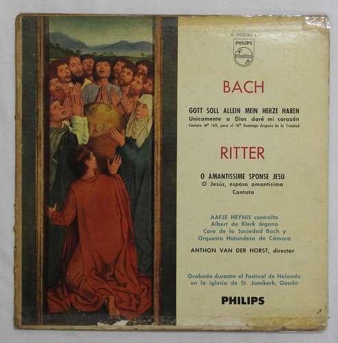 Johann Bach Christian Ritter Got Soll Allein ...vinilo (vg+)