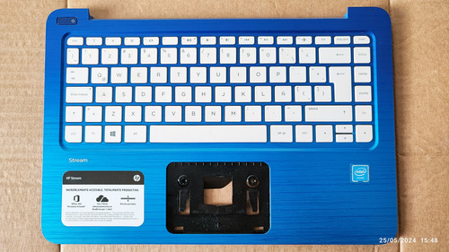 Palmrest Y Teclado Español Hp Stream 13-c102la Azul (Usado)