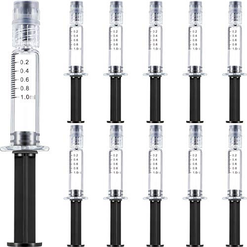 1ml Borosilicate Glass Syringe Anti Leak Luer Connector...