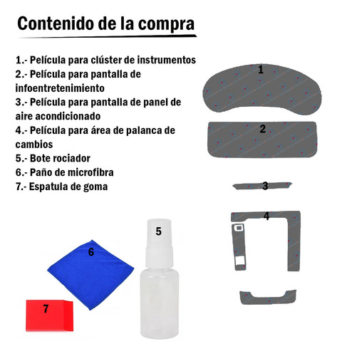 Gadget Collection Mx GC-PTPUMCX5025 Película Protectora Kit Ppf Compatible Con Mazda Cx-50 2025 Color Transparente