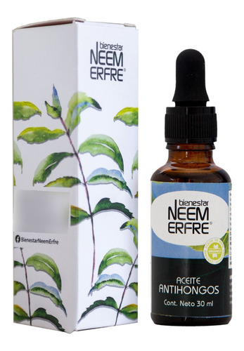 Aceite Antihongos De Neem Organico- Erfre