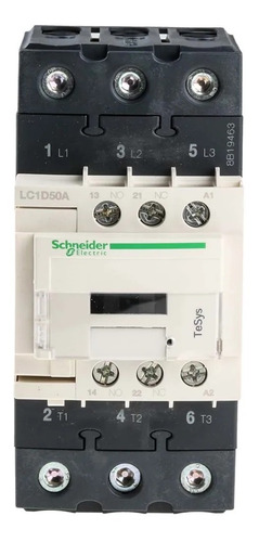 Contactor 50 Amp Bobina 220v Lc1d50m7 Schneider