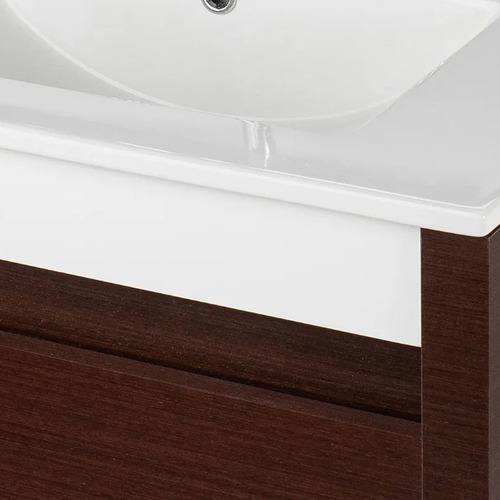 Imagen 2 de 4 de Mueble Vanitory + Mesada De Loza Citte Campi 70 Cm