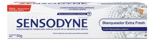 Sensodyne Crema Dental Blanqueador Extra Fresh 50grs