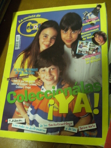 Lote X 3 Revistas Cebollitas Futbol 1998 N 8-10-13 Telefe! (Usado)