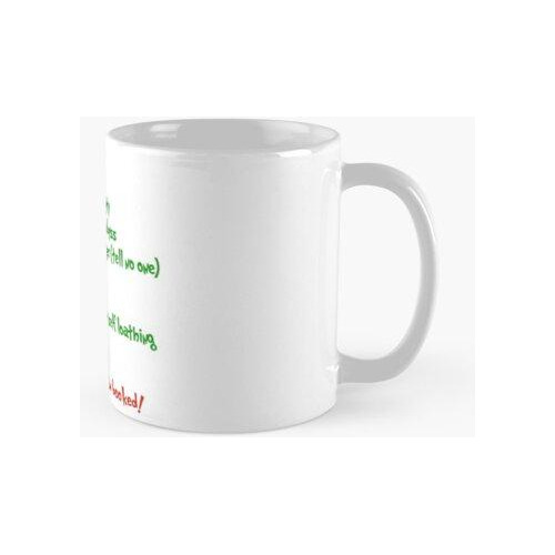 Taza La Lista De Tareas Pendientes De Grinch Calidad Premium