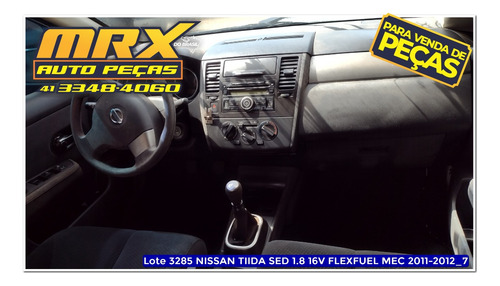 Sucata Nissan Tiida Sedan 1.8 16v Flex Fuel Mec 2012 Pecas
