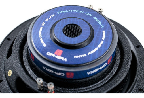 Subwoofer Slim 10 Polegadas 250w Rms 2 Ohms Bobina Dupla Som Cor Preto