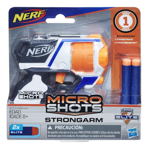 Nerf Microshots Strongarm Blaster Y Combates