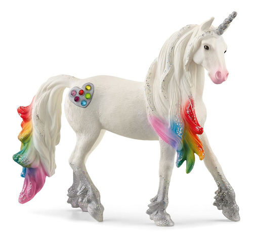 Schleich 70725 Figura De Juguete Rainbow Unicorn Stallion Ba