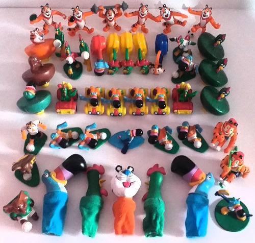 Muñecos Toño Cornelio Melvin Sam Coleccion Kelloggs Vintage 