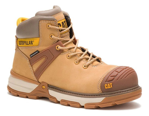 Caterpillar Botín Excavator Superlite Wp Cct Cuero Nubuck