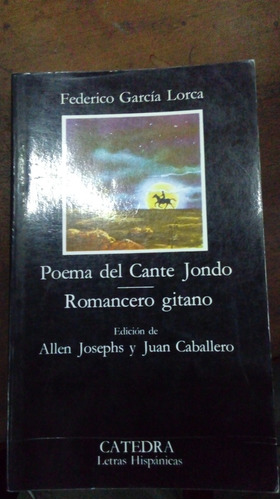 Libro Poema Del Cante Jondo  Romancero Gitano. Garcia Lorca