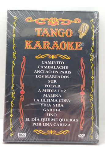 Tango Karaoke Dvd Nuevo