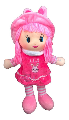 Muñeca De Tela Plush Pepona Importada 30 Cm Canta En Español