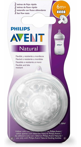 Set De Tetinas Avent Natural 6 Meses