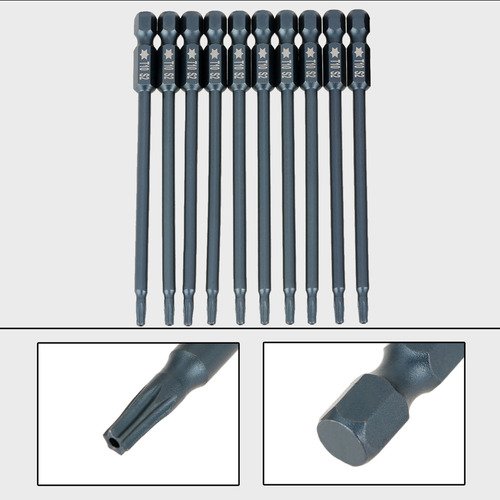 Cabeza De Estrella Magnética De Seguridad T10 De 100 Mm Con