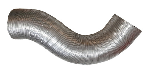 Imagen 1 de 10 de Caño Corrugado Aluminio Flexible 4 Pulgadas 10 Cms
