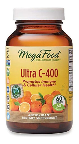 Megafood, Ultra C-400, Soporta La Salud Inmune Y Celular, Su