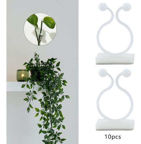 10 Uds. De Abrazadera De Ratán Para Pared, Clips De