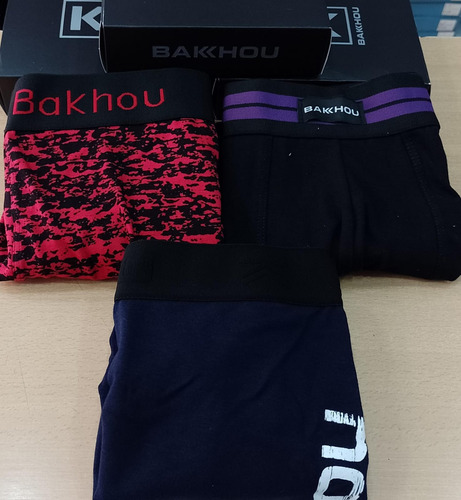 Oferta Promo Pack X 3 Boxer Bakhou Oferta Talle Especial Xxl