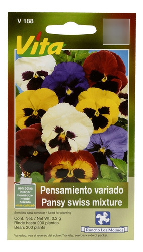 Semillas De Pensamiento Amarillo 0.2 Gr
