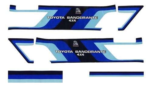 Faixa Decorativa Azul Toyota Bandeirante (todas)