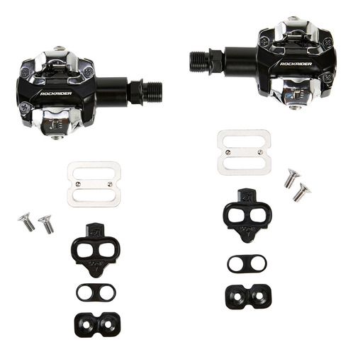 Pedales Mtb 520 Negro Automáticos Rockrider
