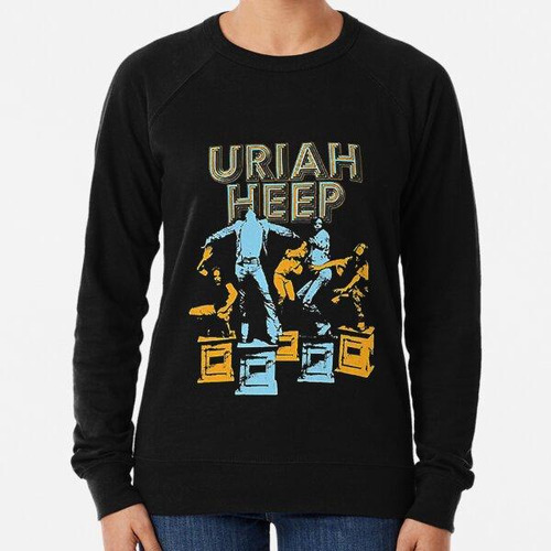 Buzo  Música Retro Uriah Hard Rock Heep Lindo Gráfico Calida