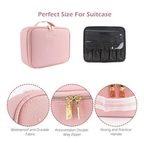 Bolsa De Maquillaje Con Espejo Bolsa Organizadora De Viaje P