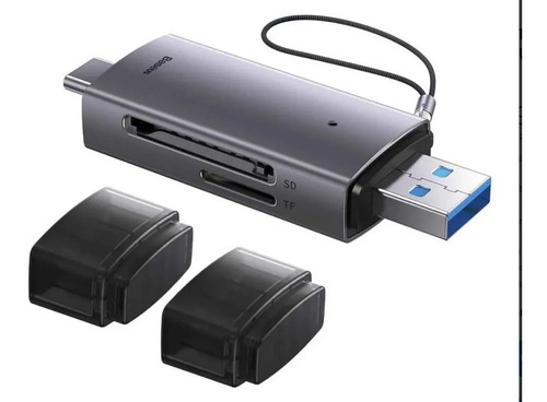 Imagen 2 de 10 de Lector De Tarjetas Baseus Sd Y Microsd Usb A 3.0 Y Usb C 3.0