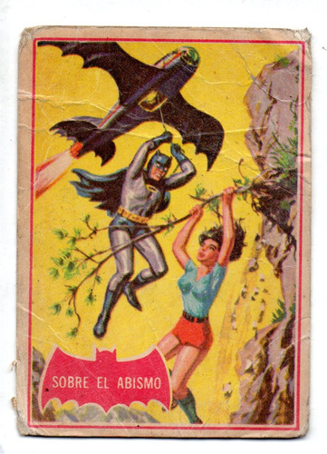 Figurita Tarjeton Batman Dibujadas Nº 13 - Año 1967