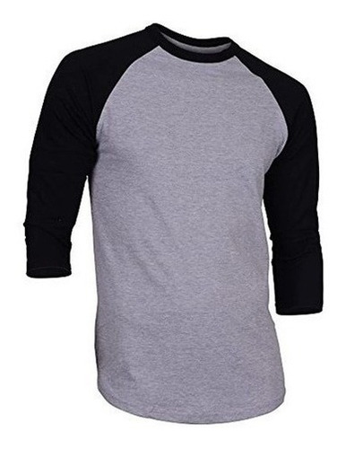 Dream Usa Mens Casual 34 Sleeve Baseball Camiseta Raglan Jer