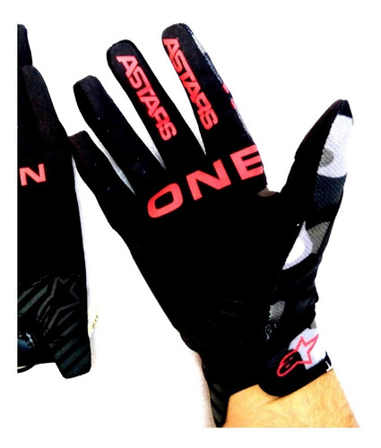 Guantes Alpinestars Moto Radar Gris Rojo T L Centro Motos