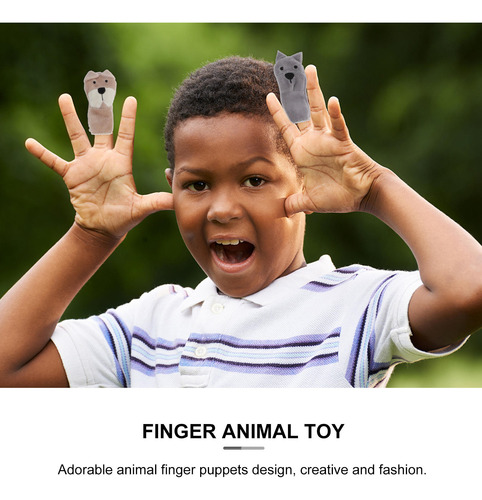 5 Muñecos De Peluche Con Forma De Animal, Cuento Educativo