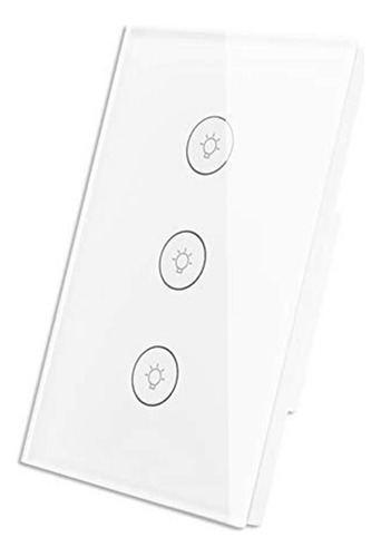 Interruptor De Luz Táctil Wifi De Pared Con Panel De Contro