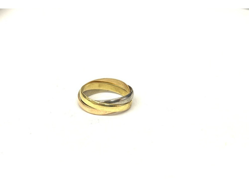 Anillo Amistad 3oro18k 5,3grs N16 A0505