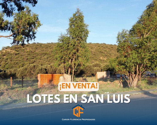 Lotes En Venta, En San Luis!