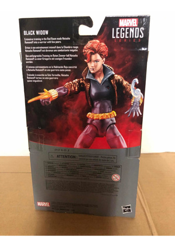 Black Widow Exclusive Hasbro Marvel Series Figura Original