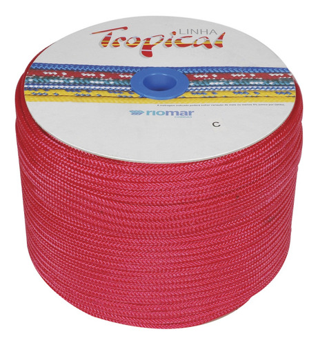 Corda Pp Tropical 04mm 360m Vermelha Riomar #n